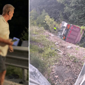 lastigi patlayan biber yuklu kamyon sarampole devrildi uc kisi yaralandi xwhTrGKQ