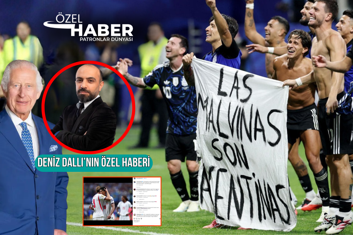 İngiltere’yi yenen Arjantinli futbolcular sahada Falkland Adaları pankartı açarken, İngiltere Kralı Charles futbolcular için umut mesajı paylaştı
