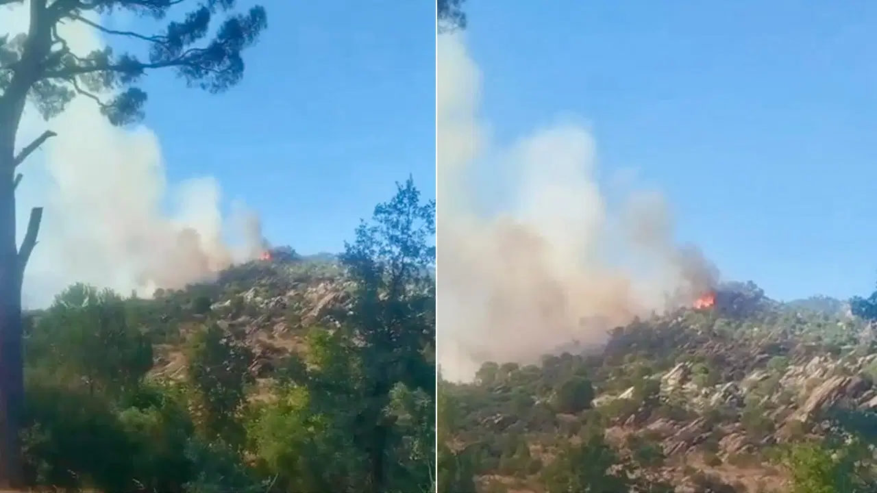 Muglada orman yangini ekipler mudahale ediyor 17J4QyTq